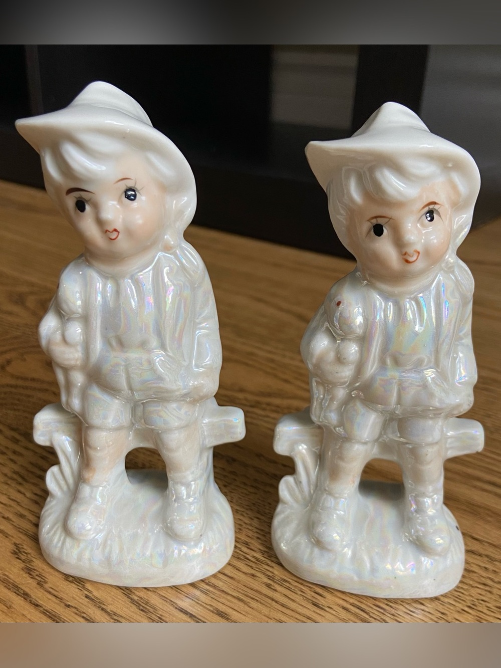 Vintage Porcelain Boy Figurines